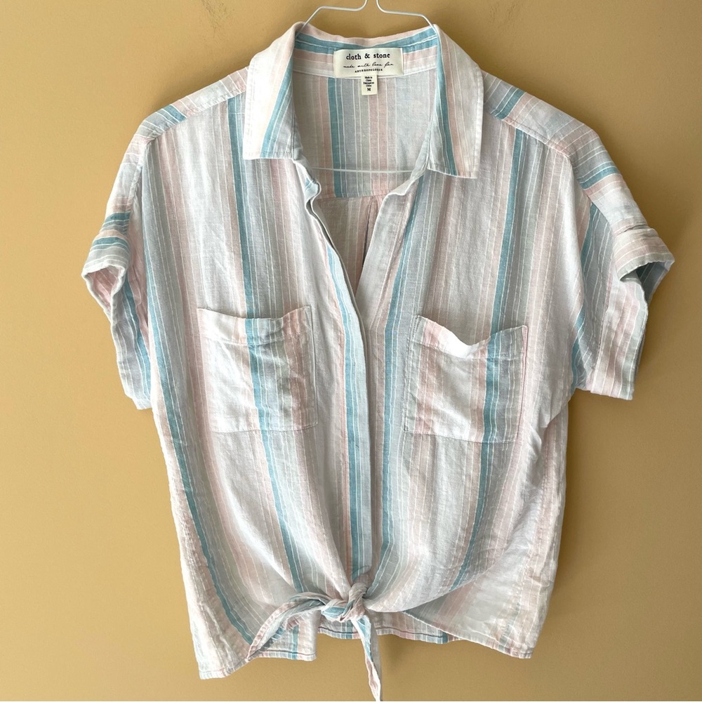 Anthropologie x cloth & stone Striped Shirt